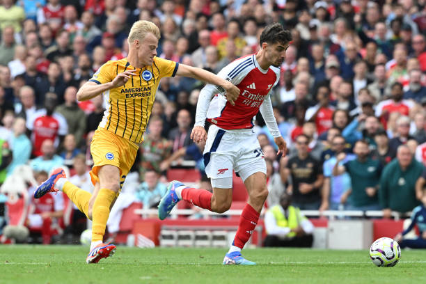 Rice hóa tội đồ, Arsenal rơi điểm trước Brighton