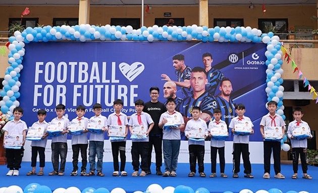 Bóng đá học đường Hưng Yên "bắt tay" với đối tác Inter Milan