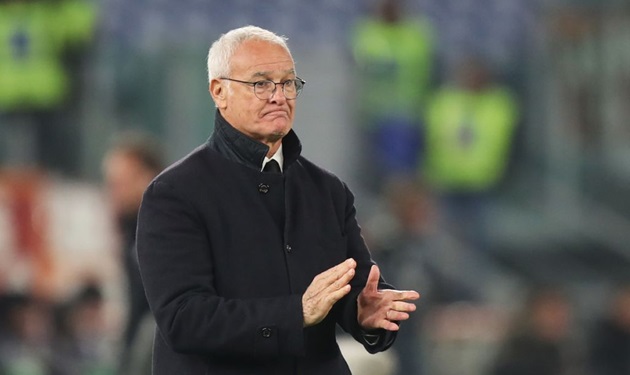Ranieri: 'AS Roma không được đầu hàng trước nghịch cảnh"