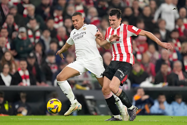 Mbappe lại đá hỏng penalty, Real Madrid thua đau Athletic Bilbao