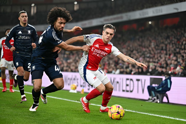 Arsenal cay đắng mất điểm trước Aston Villa dù dẫn trước 2 bàn