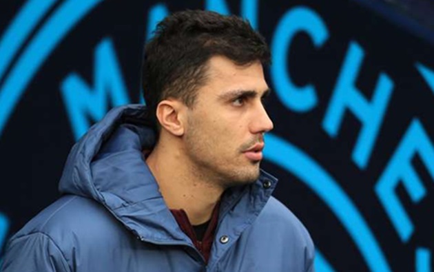 Ảnh bài viết Rodri trở lại tập trên sân tập Man City