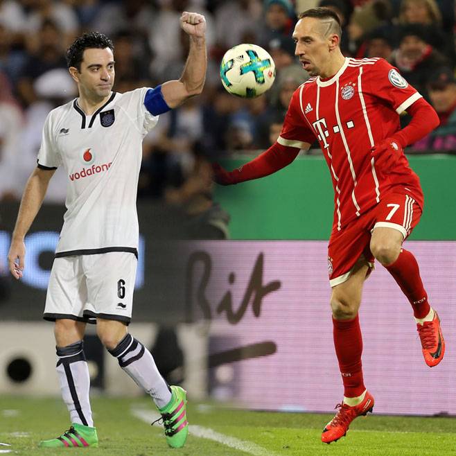 Xavi rủ rê Ribery đến Qatar dưỡng già - Bóng Đá