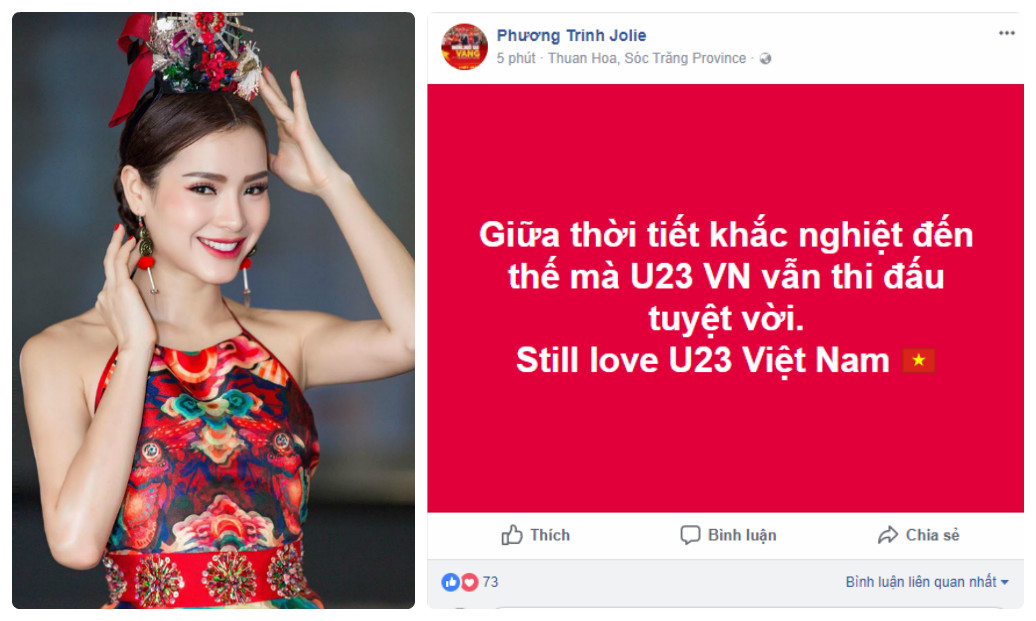 Các mỹ nhân Việt thay nhau an ủi U23 Việt Nam - Bóng Đá