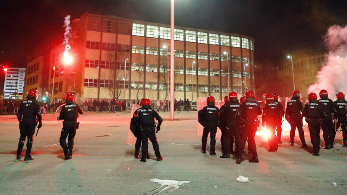 Cảnh sát thiệt mạng trong trận hỗn chiến giữa Bilbao - Spartak Moscow - Bóng Đá