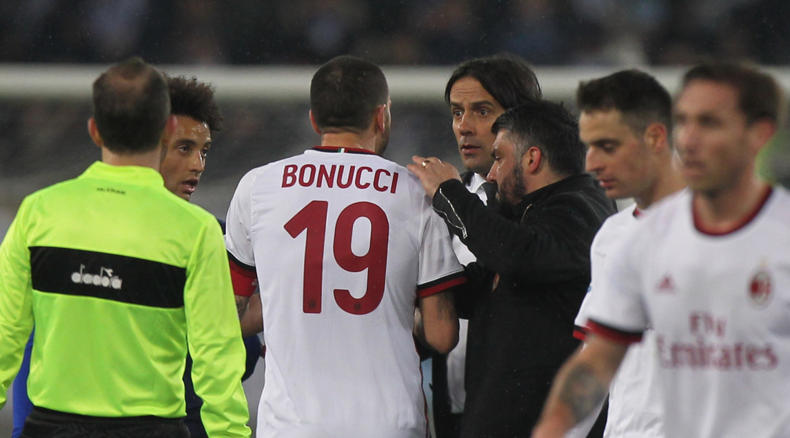 Bonucci choảng nhau nảy lửa với Inzaghi - Bóng Đá