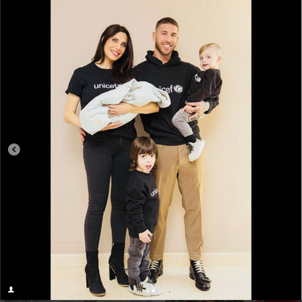 Đón thành viên mới, Ramos khoe ảnh gia đình siêu ngầu - Bóng Đá