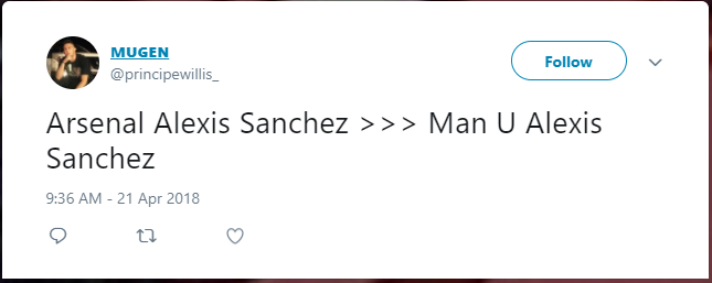 Fan Arsenal 'đắng lòng' nhìn Sanchez tỏa sáng cùng Man United - Bóng Đá