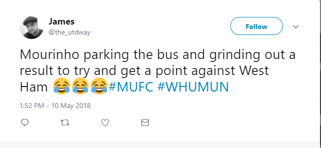 Hòa West Ham, fan Man United đã hết kiên nhẫn với Mourinho - Bóng Đá