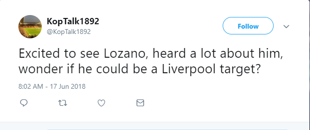 NHM Liverpool giục Klopp kí hợp đồng với Hirving Lozano - Bóng Đá