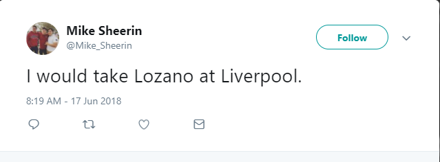 NHM Liverpool giục Klopp kí hợp đồng với Hirving Lozano - Bóng Đá
