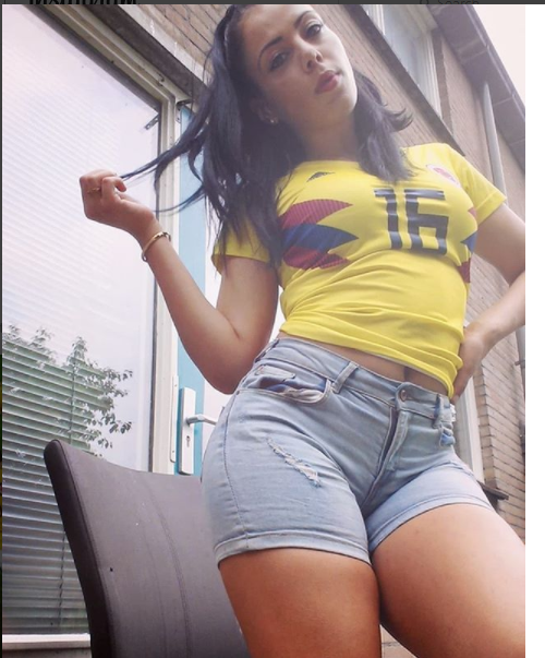 Selena Inista - Mỹ nữ khoe vòng ba cuồng nhiệt Colombia - Bóng Đá
