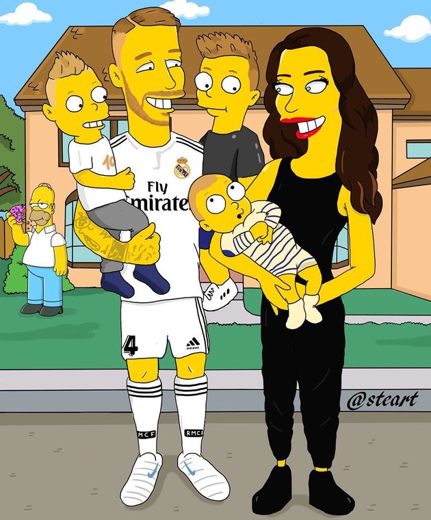 Khi các cầu thủ gia nhập Gia đình Simpson - Bóng Đá