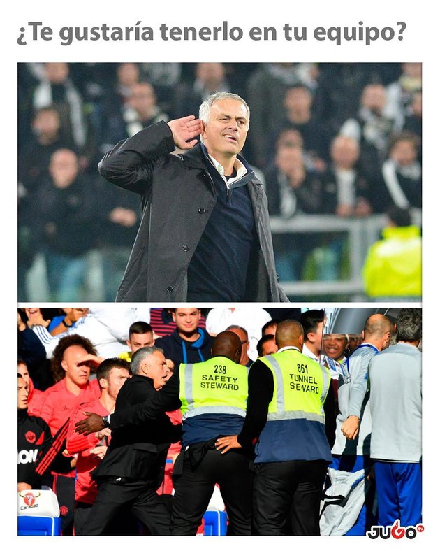 Loạt ảnh chế pha ăn mừng quá khích của Mourinho - Bóng Đá