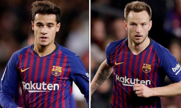 Barcelona's Philippe Coutinho and Ivan Rakitic transfer stance revealed - Bóng Đá