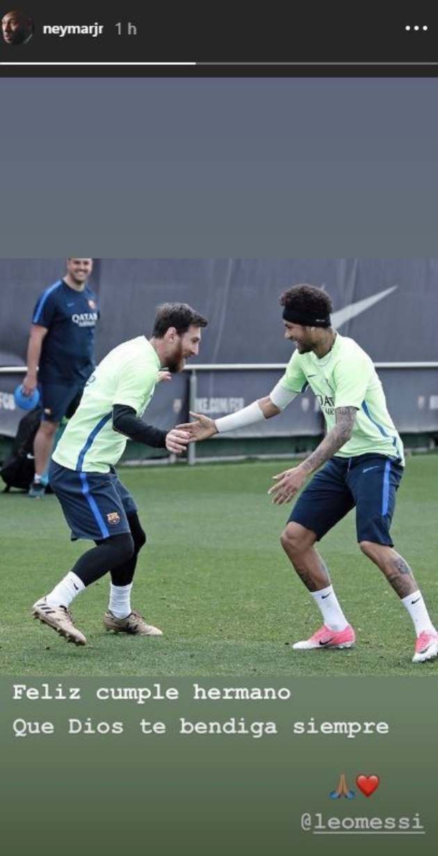 Neymar wishes Messi a happy birthday - Bóng Đá