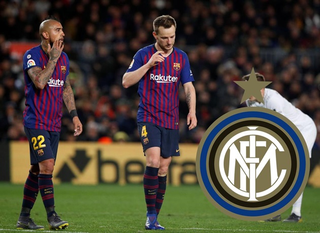 Inter are considering moves for both Ivan Rakitic and Arturo Vidal from Barcelona. - Bóng Đá