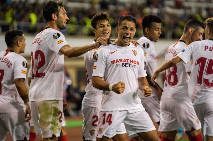 Cựu sao M.U toả sáng, Sevilla đại thắng Qarabag ngay tại Azersun Arena - Bóng Đá