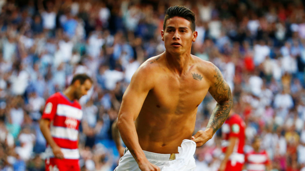 James Rodriguez proves his worth with first Real Madrid goal since 2017 - Bóng Đá