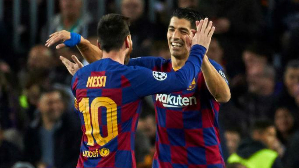 Messi and Suarez team up to tear Borussia Dortmund apart - Bóng Đá