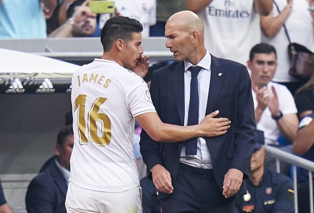 Quyết định lạ lùng của Zidane đẩy James đến bến đỗ không ngờ? - Bóng Đá
