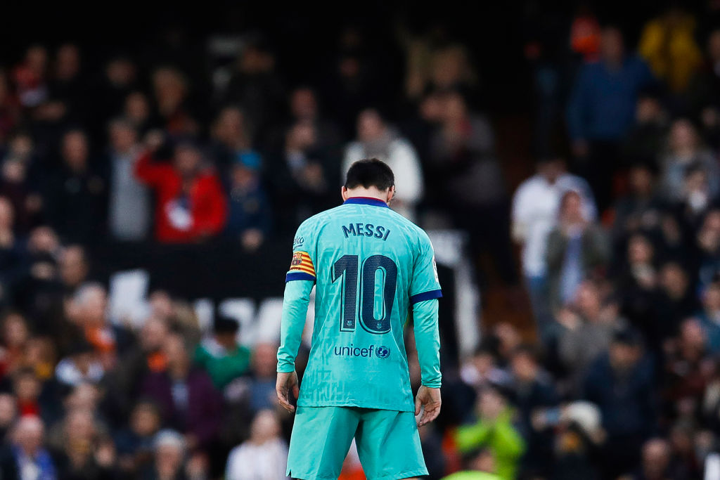 Messi's unwanted Mestalla record: 11 shots without scoring a goal - Bóng Đá