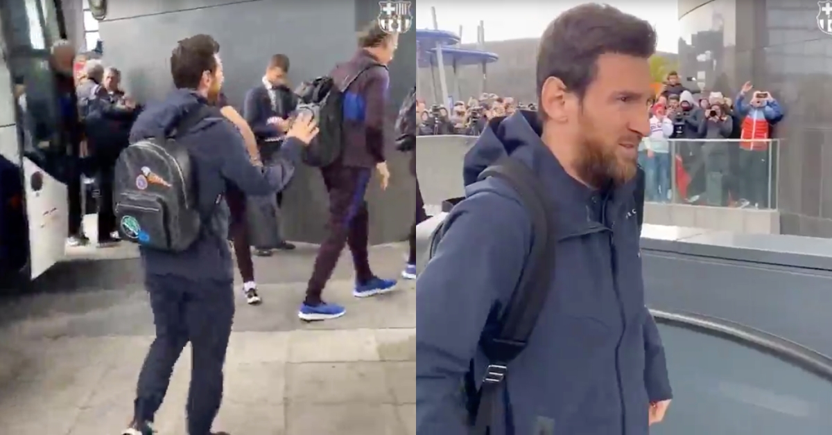 Barcelona fans fret as Messi appears to arrive in Madrid with a limp - Bóng Đá