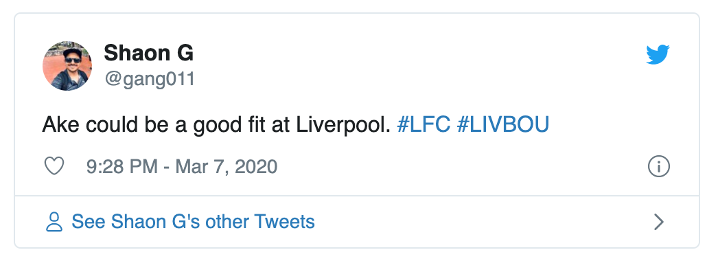 Liverpool urged to sign Nathan Ake this summer - Bóng Đá