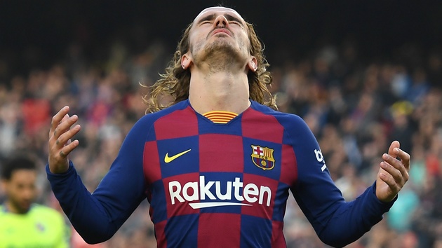 Opta: Antoine Griezmann only behind Lionel Messi for most chances created for Barcelona in La Liga this season - Bóng Đá