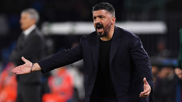 'We’ve got to work on ourselves': Gattuso demands improvements from Napoli ahead of Barca clash - Bóng Đá