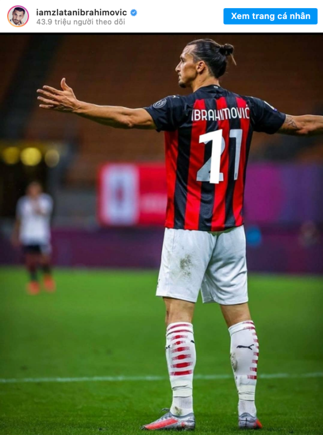 Zlatan Ibrahimovic has confirmed on social media that he has penned a new contract at AC Milan. - Bóng Đá
