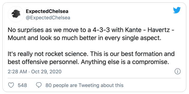 Chelsea fans react to Mount-Kante-Havertz midfield performance v Krasnodar - Bóng Đá