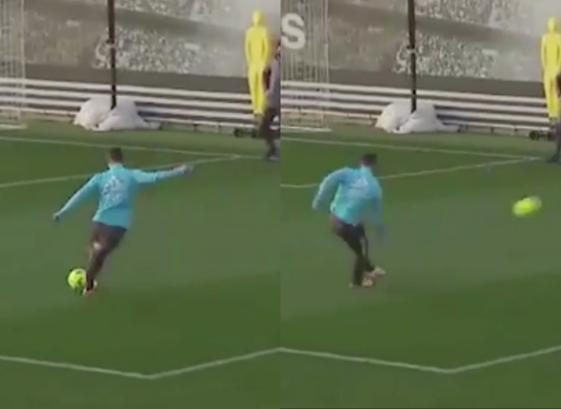 Hazard's spectacular training ground rabona - Bóng Đá