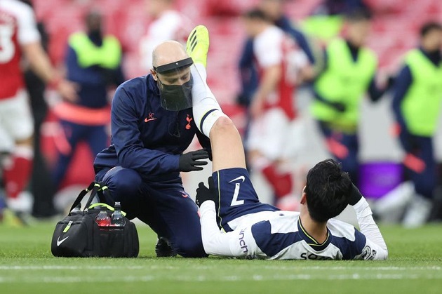 Jose Mourinho and Tottenham handed Son Heung-min injury boost after early departure vs Arsenal - Bóng Đá