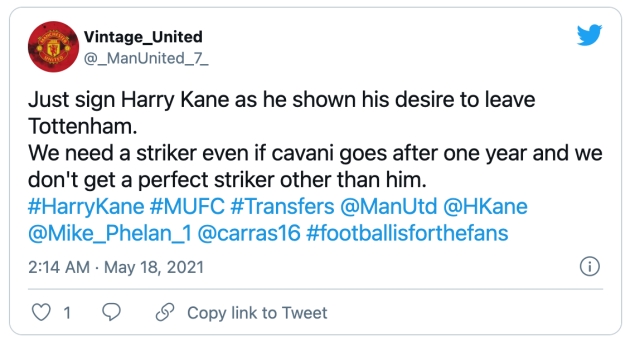 Manchester United fans react to Harry Kane’s exit demand - Bóng Đá
