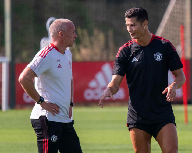 hình Ronaldo tập với Man Utd - Bóng Đá