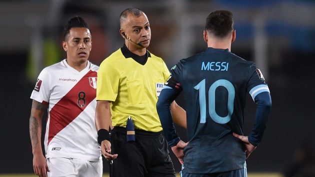 Messi hits out at referee, saying
