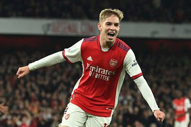 Smith Rowe đang thăng hoa.
