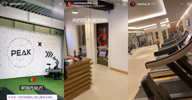 Telles, Matic and Martial doing extra training during week off - Bóng Đá