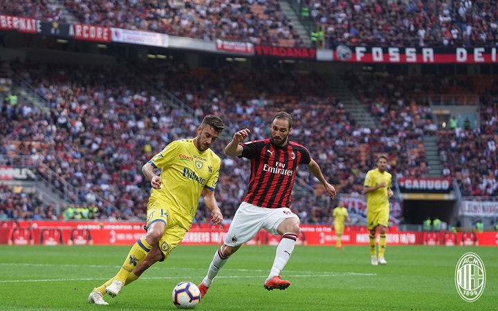 Higuain lập cú đúp, AC Milan vùi dập 