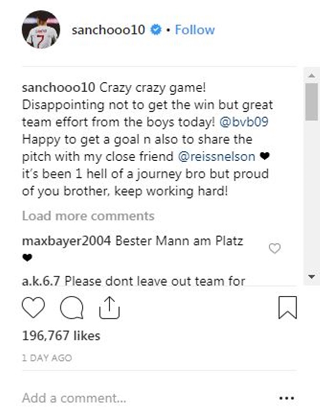 Sancho gửi thông điệp đến sao mai của Arsenal - Bóng Đá