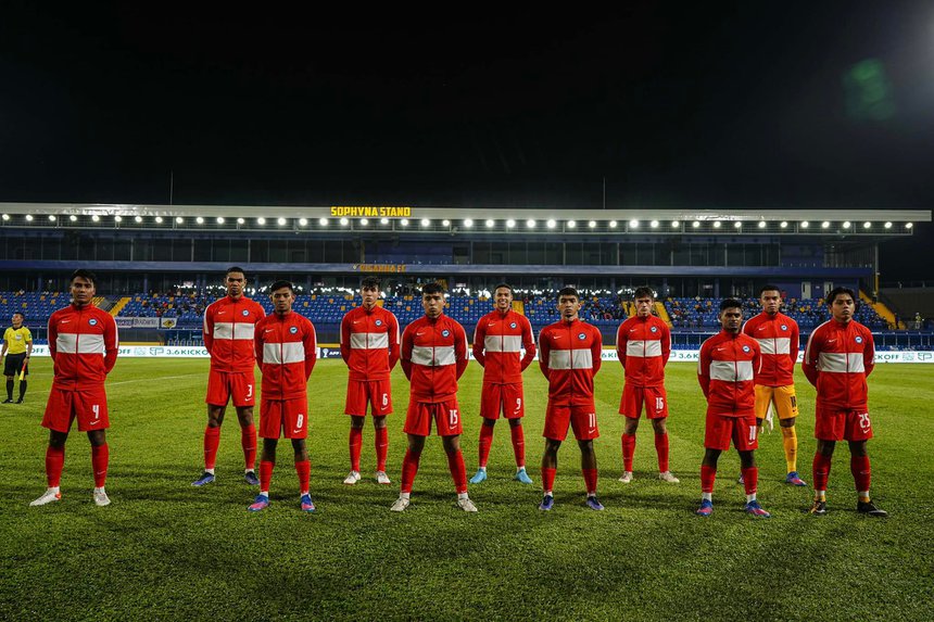 U23 Singapore chỉ còn 3 cầu thủ dự bị trong trận gặp Việt Nam - Bóng Đá