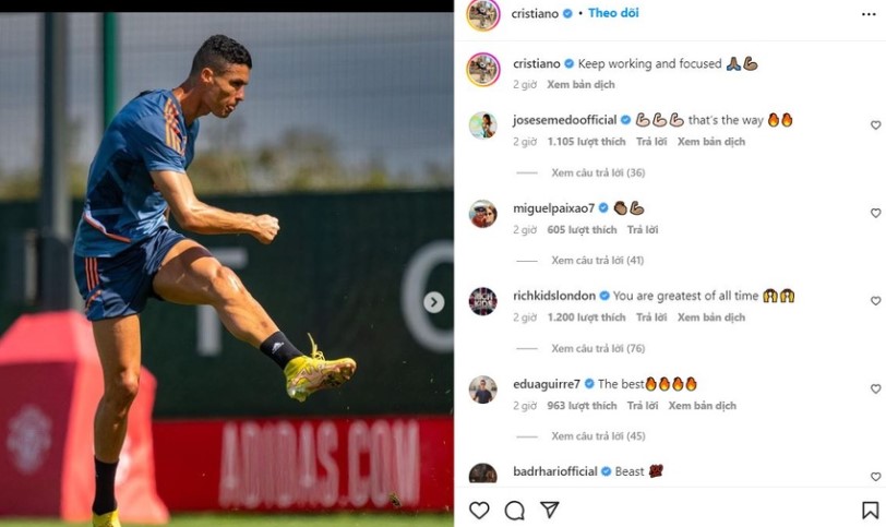 Ronaldo gửi thông điệp sau lễ bốc thăm Champions League - Bóng Đá