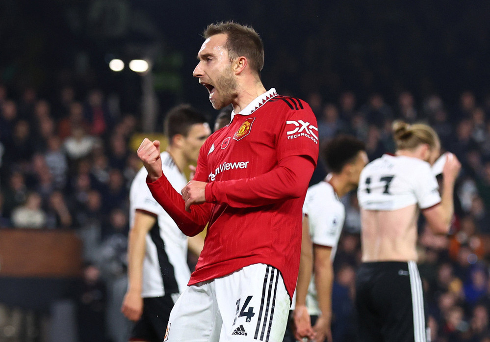 Eriksen trở lại thần kỳ sau EURO 2020, đang chơi rất tốt ở MU được kỳ vọng sẽ cùng Đan Mạch tạo dấu ấn ở Qatar.