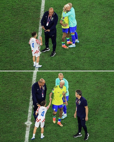 Hành động đẹp của Neymar sau trận thua Croatia - Bóng Đá