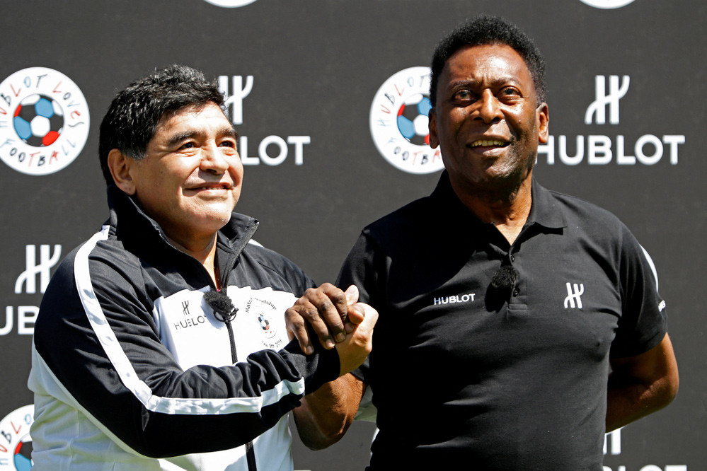 Pele chơi bóng cùng Maradona trên... thiên đường - Bóng Đá