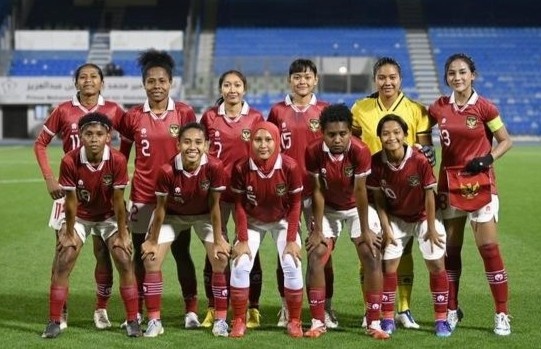 Tuyển nữ Indonesia đang đứng thứ 97 trên bảng xếp hạng FIFA. Ảnh: Bola.