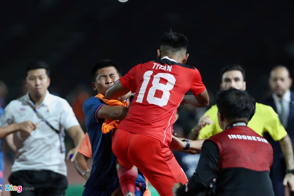AFC phạt nặng Thái Lan, Indonesia vì hỗn chiến ở SEA Games - Bóng Đá