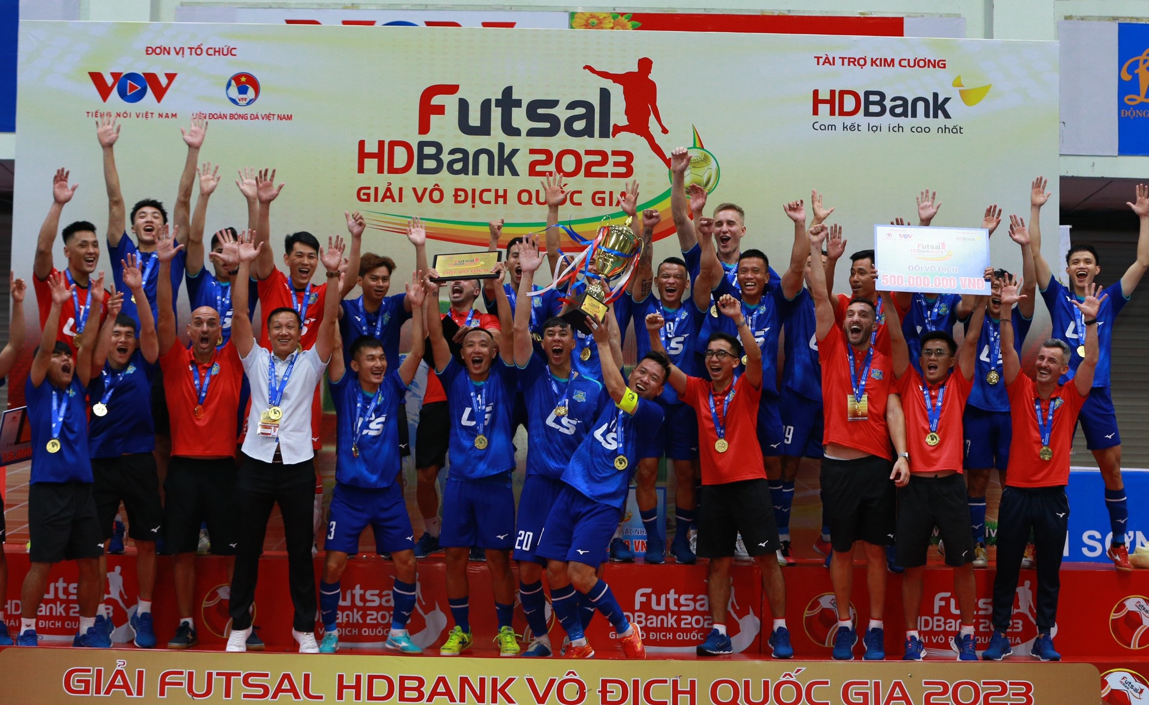 Giải futsal VĐQG 2023: Thái Sơn Nam vô địch đầy kịch tính - Bóng Đá