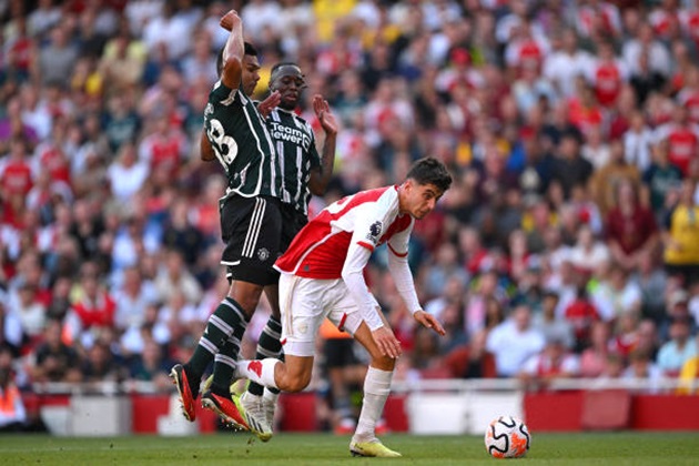 Kai Havertz đang có một khởi đầu khó khăn trong màu áo Arsenal.